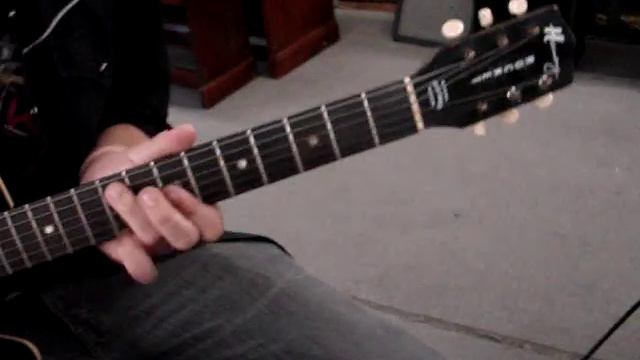 Vintage Harmony Rocket Single Pickup Cutaway Guitar Sunburst Demo смотреть онлайн