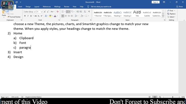 How to use Home tab in MS Word | All option of home tab | Hindi | Part-2 смотреть онлайн