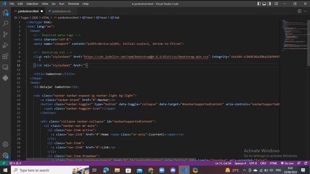 JUMBOTRON - BOOTSTRAP Felix Alfaro Chandra X RPL C/14 смотреть онлайн