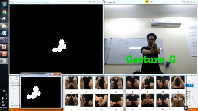 Machine learning for hand gesture recognition using bag-of-words (2018) смотреть онлайн