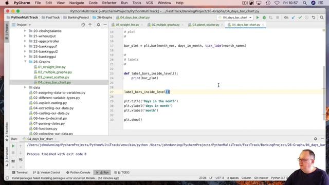 049 :: Python :: Matplotlib - plot a simple bar chart смотреть онлайн