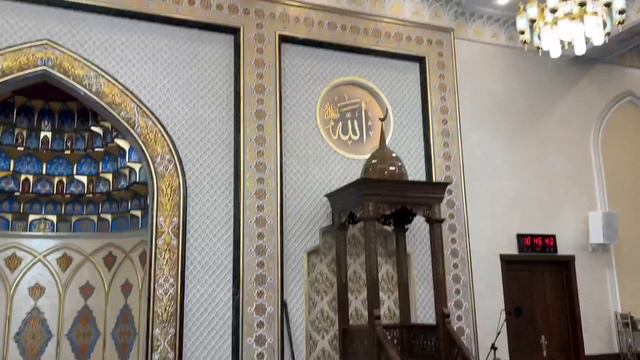 Красивая мечеть в Узбекистане. Ферганская долина, Андижан смотреть онлайн