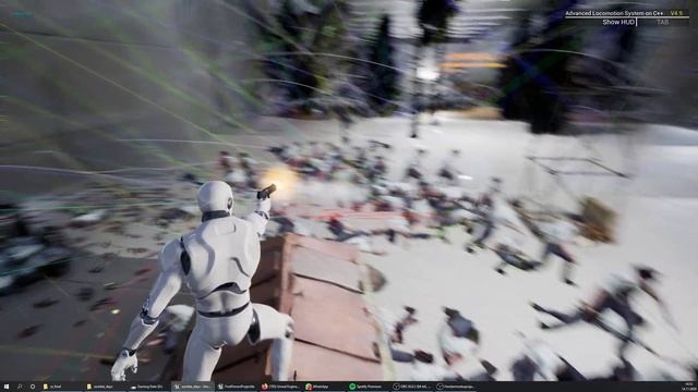 Horde Game - First Horde Fight (~480 Zombies) - UE4 смотреть онлайн