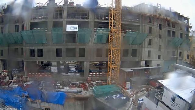 Таймлапс Басманный 5. 11 ноября 2016. Камера 2