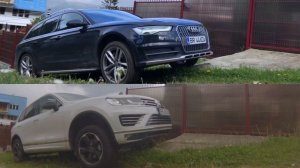 Audi A6 allroad C7 vs VW Touareg 7P | quattro vs 4Motion
