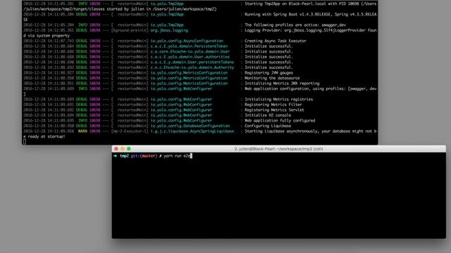 JHipster 4 with Angular 2 and Protractor смотреть онлайн