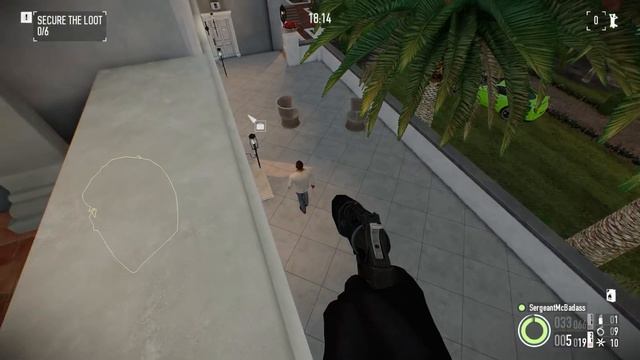 [Payday 2] Scarface Mansion - Solo Stealth (One Down) смотреть онлайн