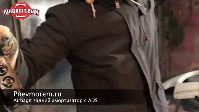 Задниий амортизатор Airbagit с ADS W164 W166 ML GL проверка качества смотреть онлайн