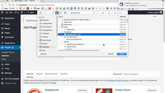 How To Install WordPress Plugin From A Zip File смотреть онлайн