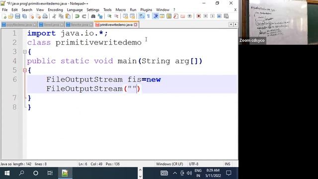 JPR L-64: Handling primitive Data Types, Object Serialization смотреть онлайн