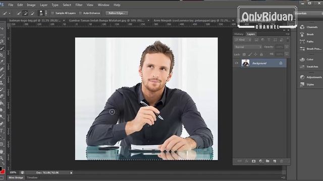 Photoshop Basic : Fungsi Quick Selection Tool dan Magic Wand Tool смотреть онлайн