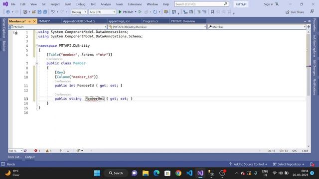 WebAPI Dot Net core 6 EF Core Code First Approach SETUP - Part 1 смотреть онлайн