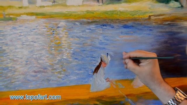 Renoir - The Skiff (La Yole) | Art Reproduction Oil Painting смотреть онлайн