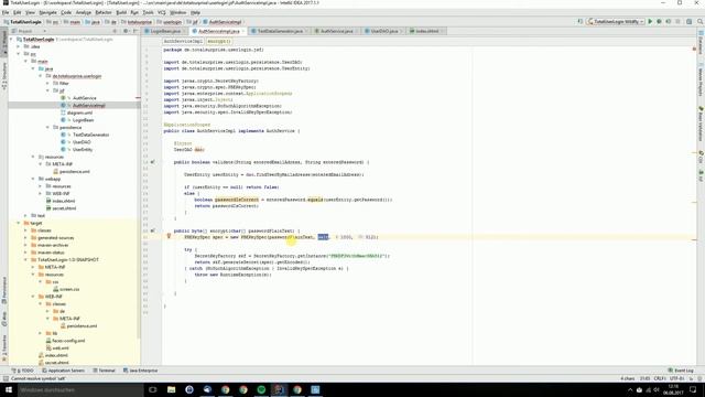 Java Web Programmierung Teil 8: Passwörter in der Datenbank speichern смотреть онлайн