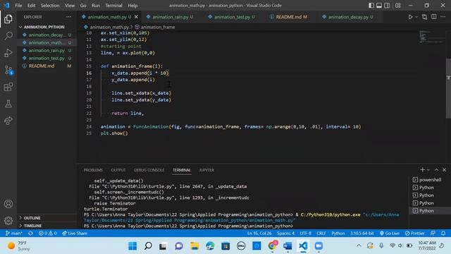 animation with matplotlib смотреть онлайн