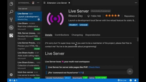 VS Code Live Server Extension: How to Auto Reload Your Browser?