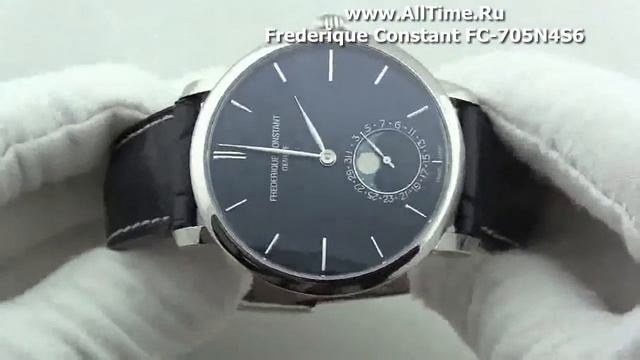 Обзор. Мужские наручные часы Frederique Constant FC-705N4S6 смотреть онлайн