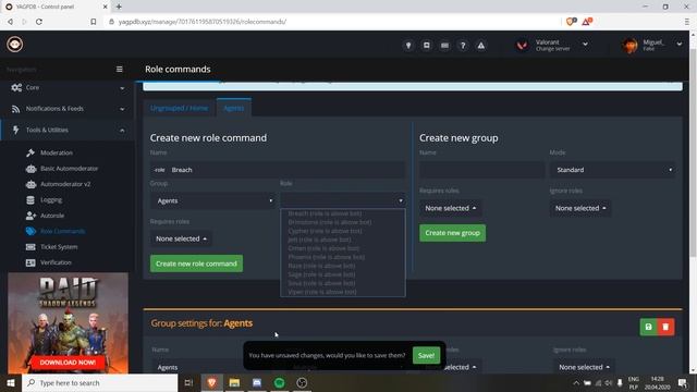 How to make REACTION ROLE on DISCORD [Valorant Edition] + agents icon pack смотреть онлайн