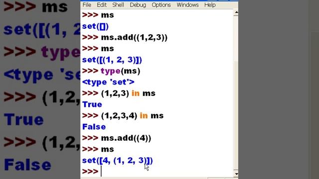 Python sets смотреть онлайн