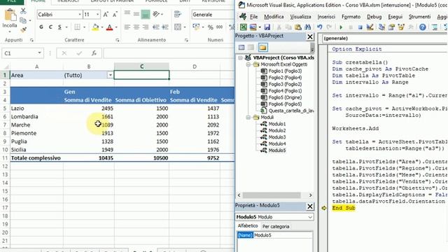 Corso VBA Excel ITA - 57 - Tabelle Pivot смотреть онлайн