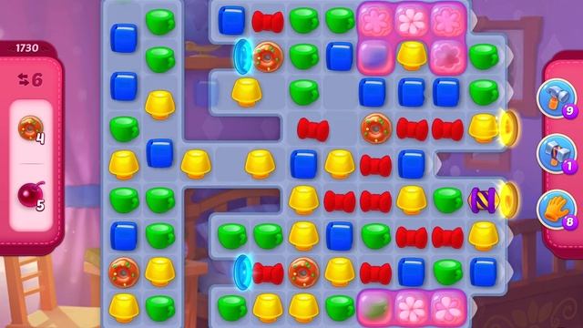 HomeScapes Level 1730 No Boosters (15 Moves)