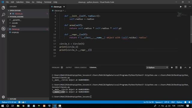 Yeniler İçin Python (3.7.3 - 3.8.0) - Ders 28 - Nesne Yönelimli Python V, Özel Metotlar смотреть онлайн