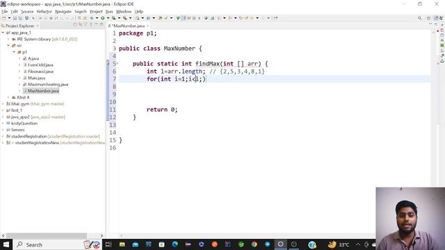Find Max In Array In Java|| Java Interview Coding Question-6|| #java #playwithjava #javacoding смотреть онлайн
