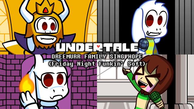 Undertale | Dreemurr family sings Hope (FNF Soft) RETRY смотреть онлайн