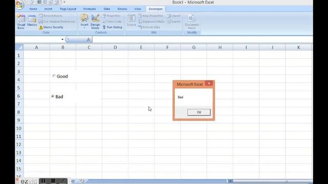 Excel VBA Active X Control - Option Button - Use on a Sheet смотреть онлайн