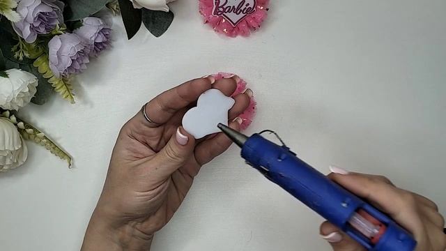 Простые бантики из фатина