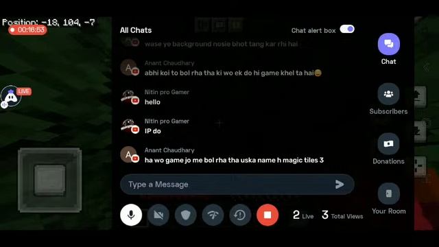 Public SMP 24/7 | Java + Pe Crack 1.19 Server | Minecraft Live смотреть онлайн