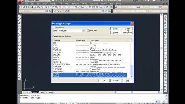 AutoCAD Tutorial - Line Properties смотреть онлайн