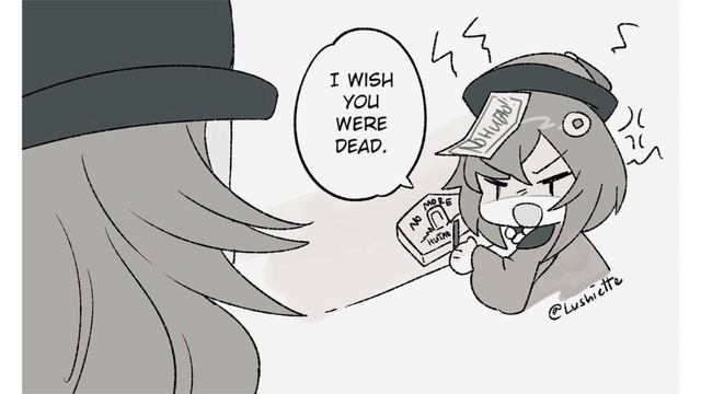 Qiqi's New Years Wish for Hutao - Genshin Impact Comic Dub | IceTeaComics смотреть онлайн