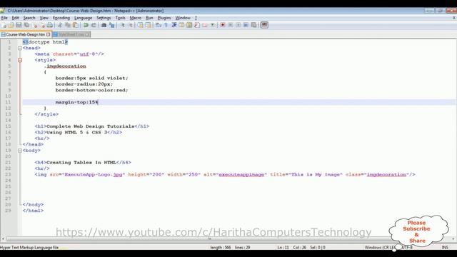 Adding Image Fixed Position To The Center Of The Browser | HTML Tutorial For Beginners смотреть онлайн