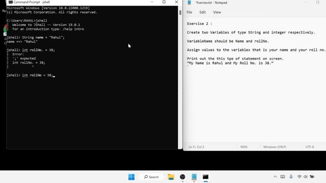 Solution 2 : Create Variables and assign values to them || Java Tutorial смотреть онлайн