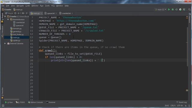Python Web Crawler Tutorial 16 Creating Jobs смотреть онлайн