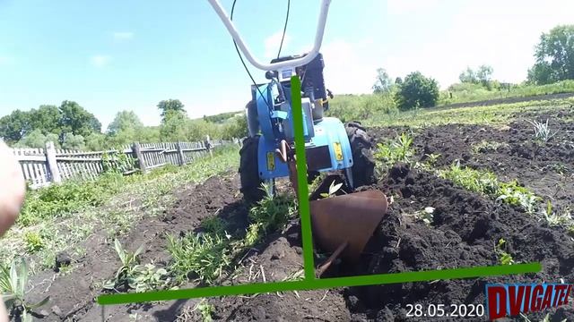 Настройка плуга не помогла! Вспашка на Неве МБ23. смотреть онлайн