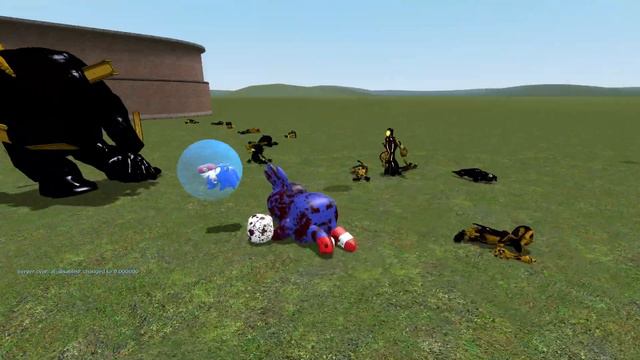 CAR EATER Vs BUS EATER Vs TRAIN EATER In Garry's Mod!