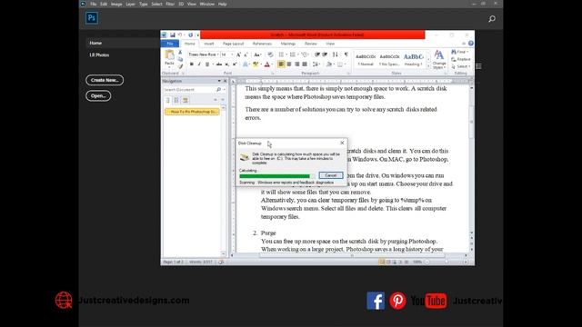 How To Fix Photoshop Scratch Disk Full error Easy Fix смотреть онлайн