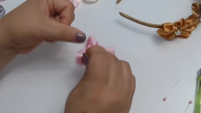 RIBBON FLOWERS/ Flores listón Raso [para decorar Diademas]? ?,Manualidades la Hormiga смотреть онлайн