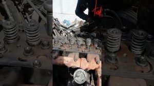 #Даф95АТИ Ремонт двигателя затяжка ГБЦ  после замены поршневой