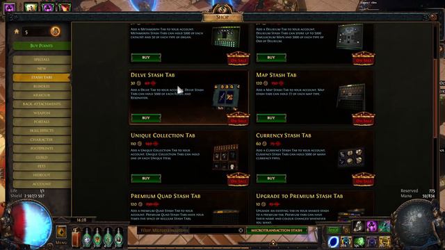 Внезапная скидка на секции сундука и открытие мистической коробки в Path of Exile смотреть онлайн