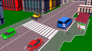 Кто из водителей не нарушает правила, остановившись для высадки пассажира?