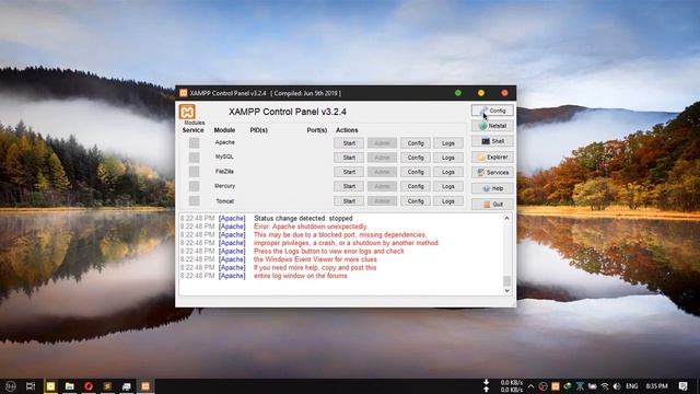 Fix XAMPP - Error: Apache shutdown unexpectedly смотреть онлайн