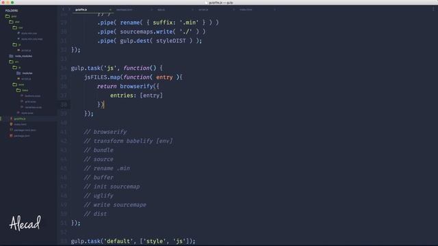 Gulp from Scratch: Compile and Bundle Javascript es6 with Babel смотреть онлайн