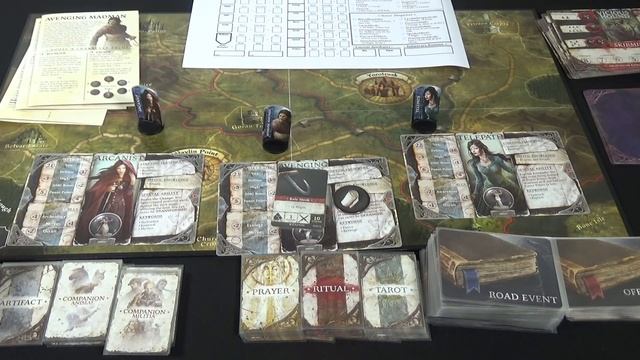 1-Настольная игра Фольклор: Скорбь (Folklore: The Affliction). Расклад игры