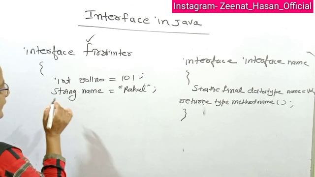 Interface in JAVA| Multiple Inheritance in Java|Zeenat Hasan Academy смотреть онлайн