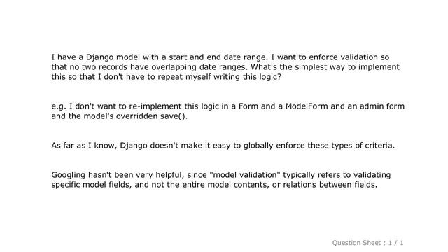 Django : Adding Custom Django Model Validation смотреть онлайн