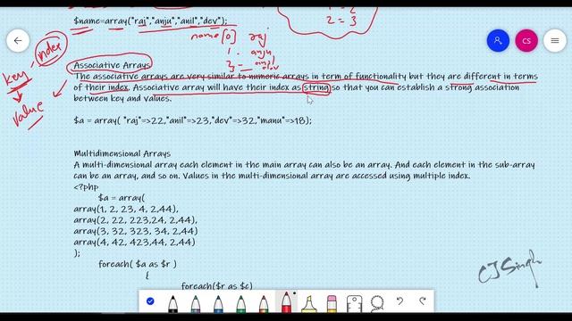 PHP: Basic of Arrays PHP, Numeric Array, Associative Array, Multidimensional Array, array(), смотреть онлайн