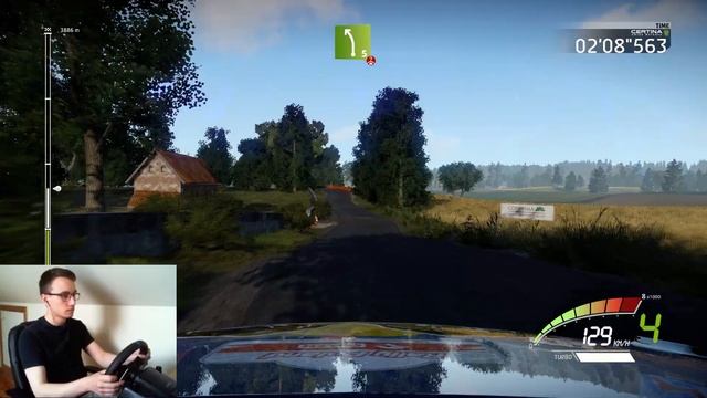 WRC 7 Ford Fiesta RS, Rally Poland, Chmielewo смотреть онлайн
